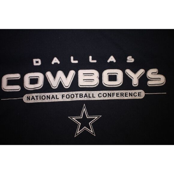 Vintage Dallas Cowboys Long Sleeve Navy T-Shirt - Size XL - Picture 2 of 5